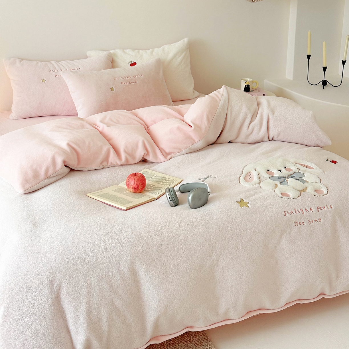 91家纺网 家纺一手货源 找家纺 （总）色鬼布艺高端家居主号 2025新款兔毛绒牛奶绒四件套系列