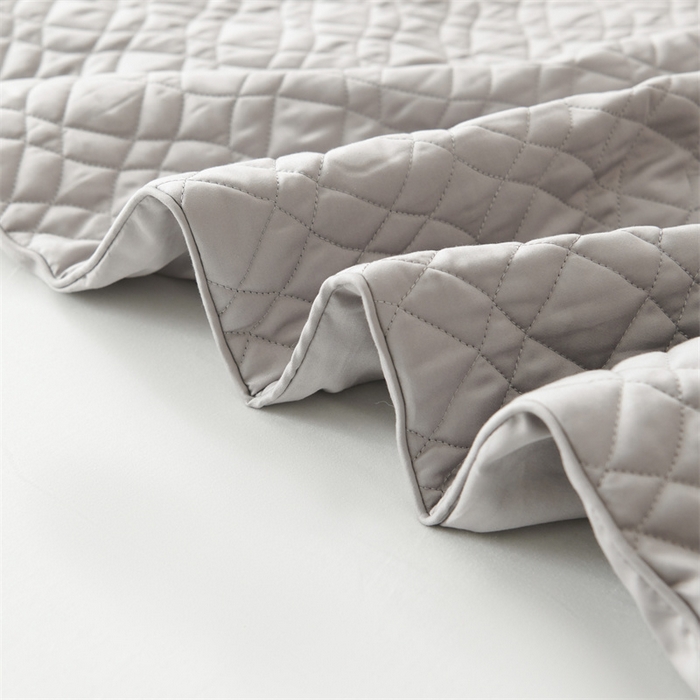 91家纺网 家纺一手货源 找家纺 淼铭家纺 2025秋冬新款夹棉床护笠单品床笠床笠单件 金属灰