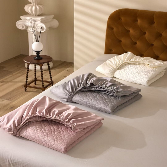 91家纺网 家纺一手货源 找家纺 淼铭家纺 2025秋冬新款夹棉床护笠单品床笠床笠单件 组合图仅做展示不可下单