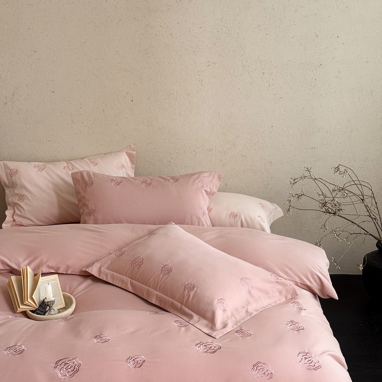 91家纺网 家纺一手货源 找家纺 佳汐蓝家纺 2025新款全棉百支暖绒磨毛四件套-伊瓦尔 伊瓦尔 浆果