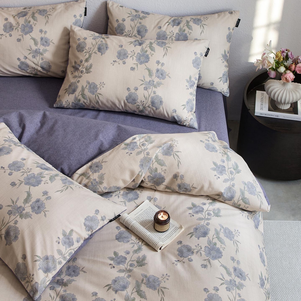 91家纺网 家纺一手货源 找家纺 （总）涵宸家纺 2025新款全棉磨毛印花四件套-御岚