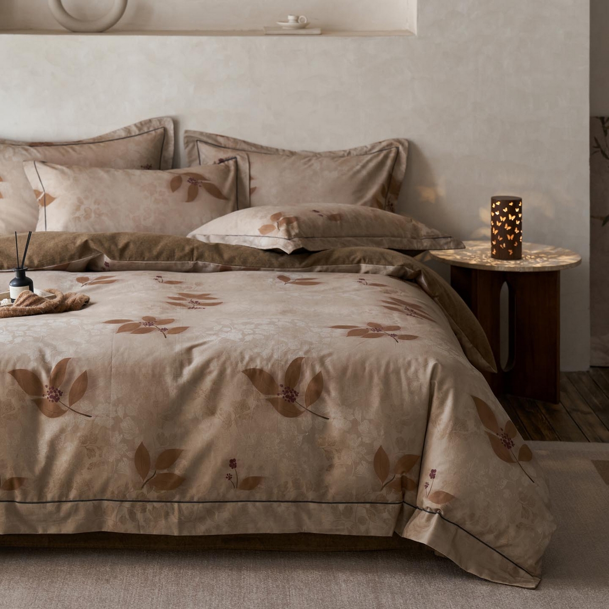 91家纺网 家纺一手货源 找家纺 （总）涵宸家纺 2025新款全棉磨毛印花四件套-奥罗