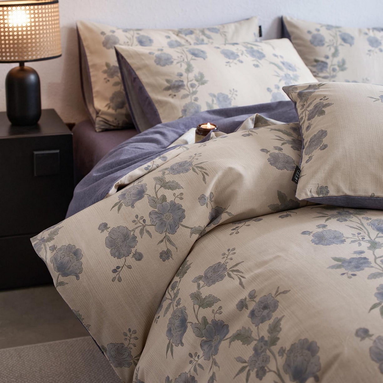 91家纺网 家纺一手货源 找家纺 （总）涵宸家纺 2025新款全棉磨毛印花四件套-御岚