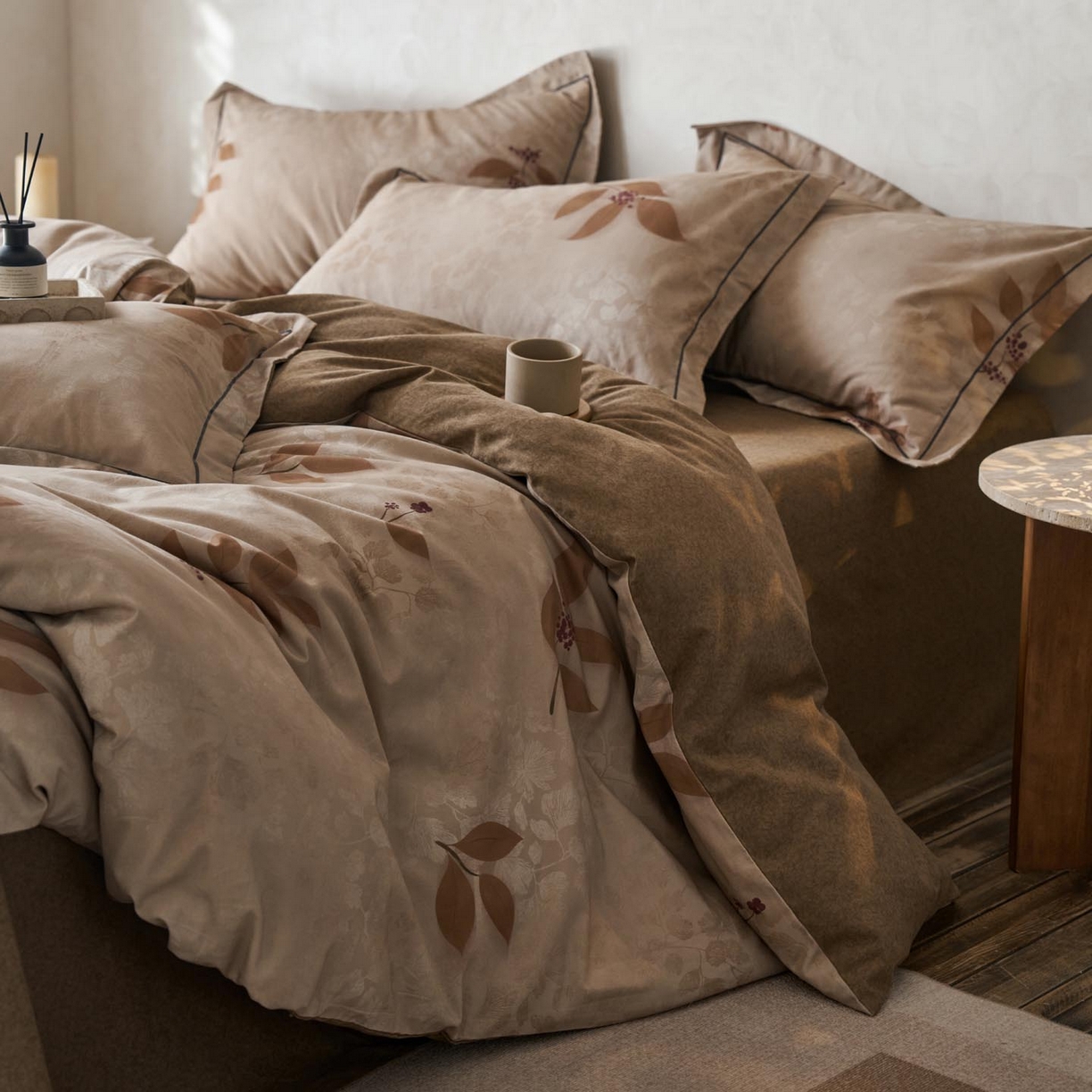 91家纺网 家纺一手货源 找家纺 （总）涵宸家纺 2025新款全棉磨毛印花四件套-奥罗