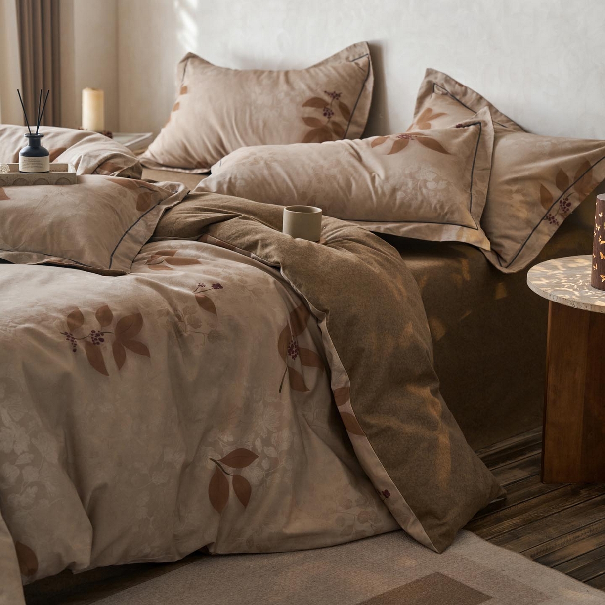 91家纺网 家纺一手货源 找家纺 （总）涵宸家纺 2025新款全棉磨毛印花四件套-奥罗