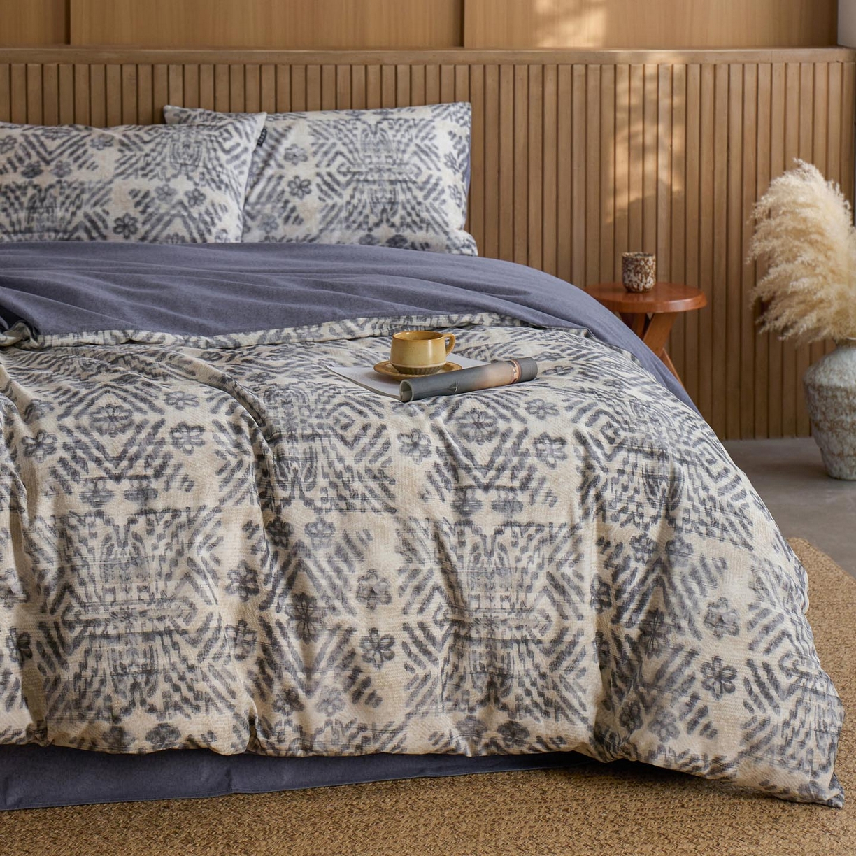 91家纺网 家纺一手货源 找家纺 （总）涵宸家纺 2025新款全棉磨毛印花四件套-御岚