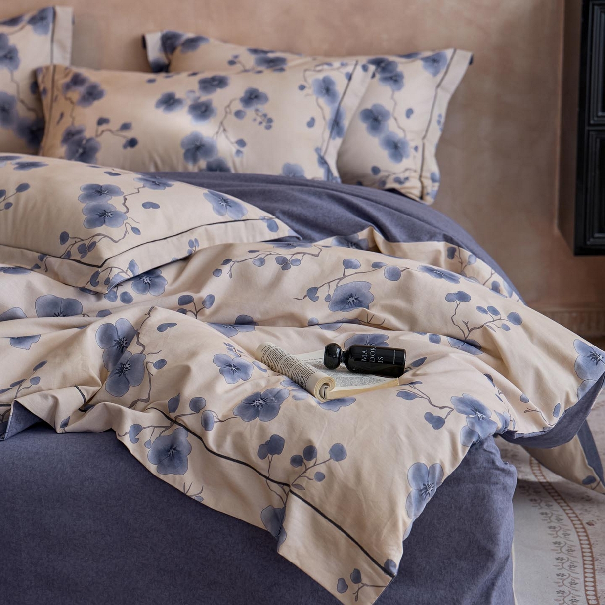 91家纺网 家纺一手货源 找家纺 涵宸家纺 2025新款全棉磨毛印花四件套-奥罗 美觉-兰