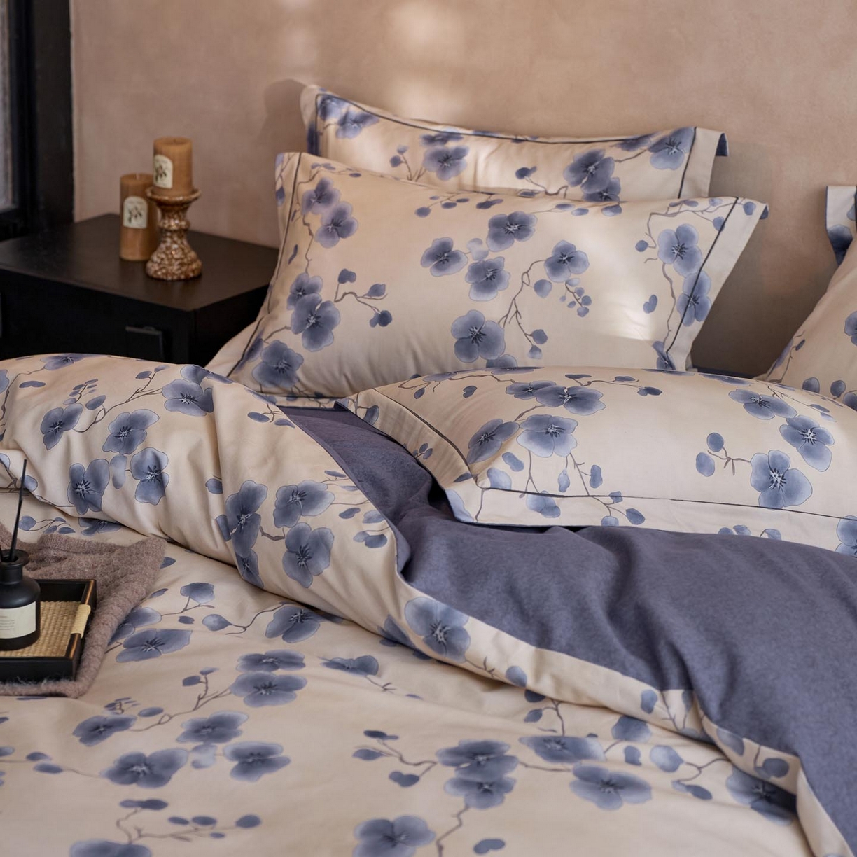 91家纺网 家纺一手货源 找家纺 涵宸家纺 2025新款全棉磨毛印花四件套-奥罗 美觉-兰