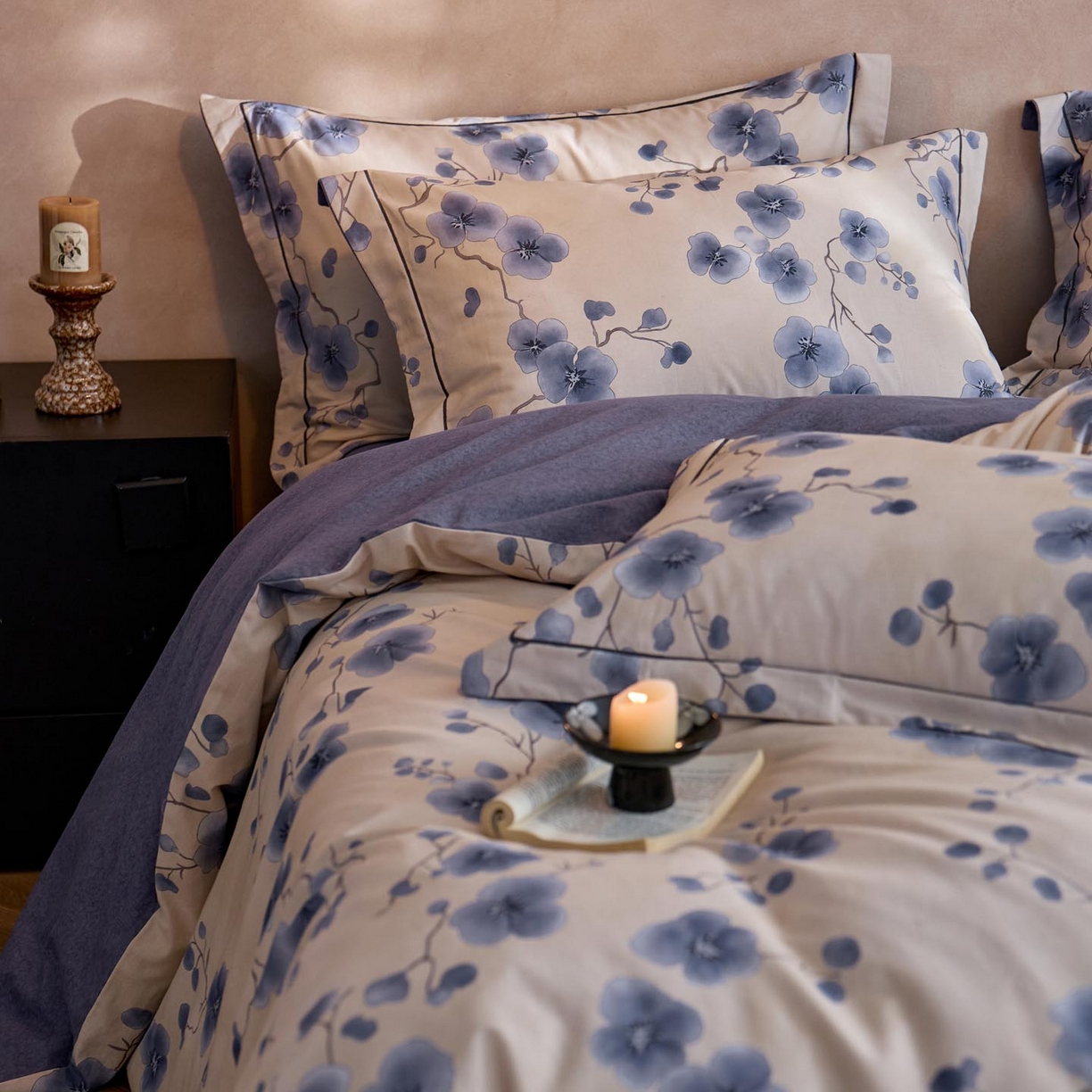 91家纺网 家纺一手货源 找家纺 涵宸家纺 2025新款全棉磨毛印花四件套-奥罗 美觉-兰