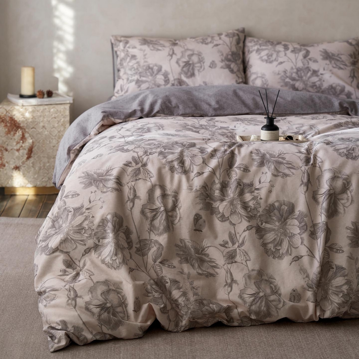 91家纺网 家纺一手货源 找家纺 （总）涵宸家纺 2025新款全棉磨毛印花四件套-御岚