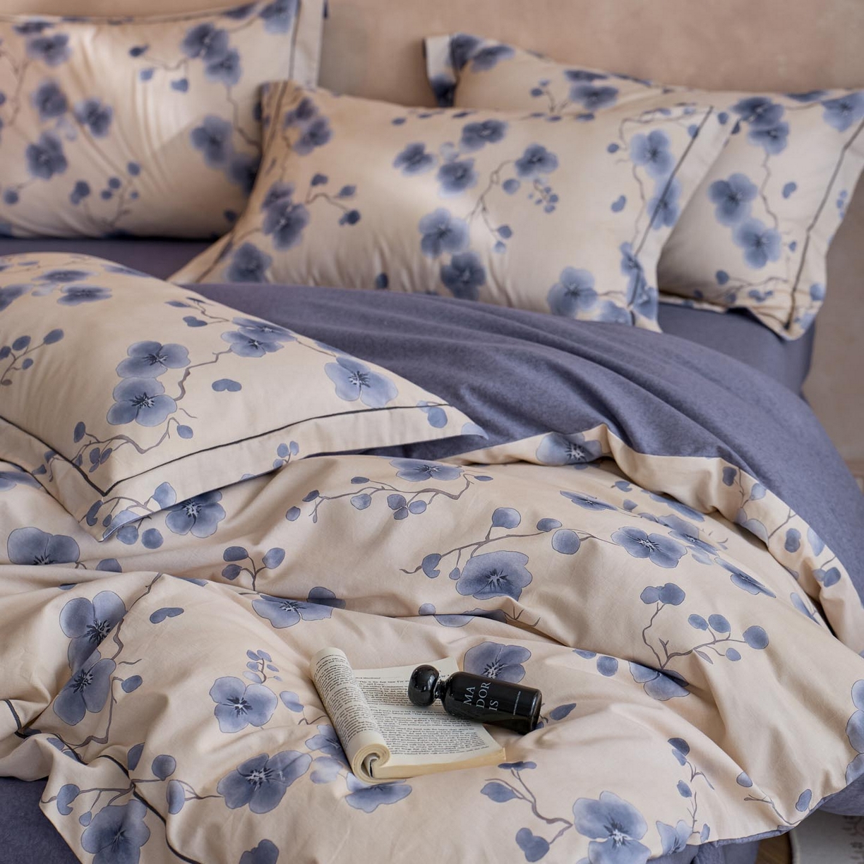 91家纺网 家纺一手货源 找家纺 涵宸家纺 2025新款全棉磨毛印花四件套-奥罗 美觉-兰