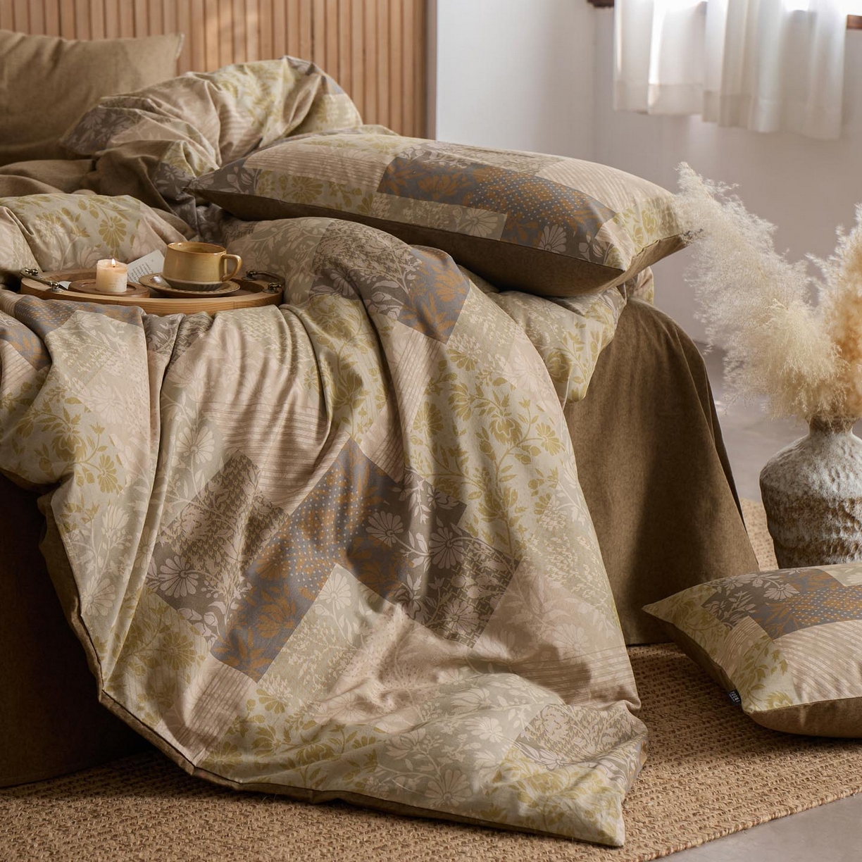 91家纺网 家纺一手货源 找家纺 （总）涵宸家纺 2025新款全棉磨毛印花四件套-御岚