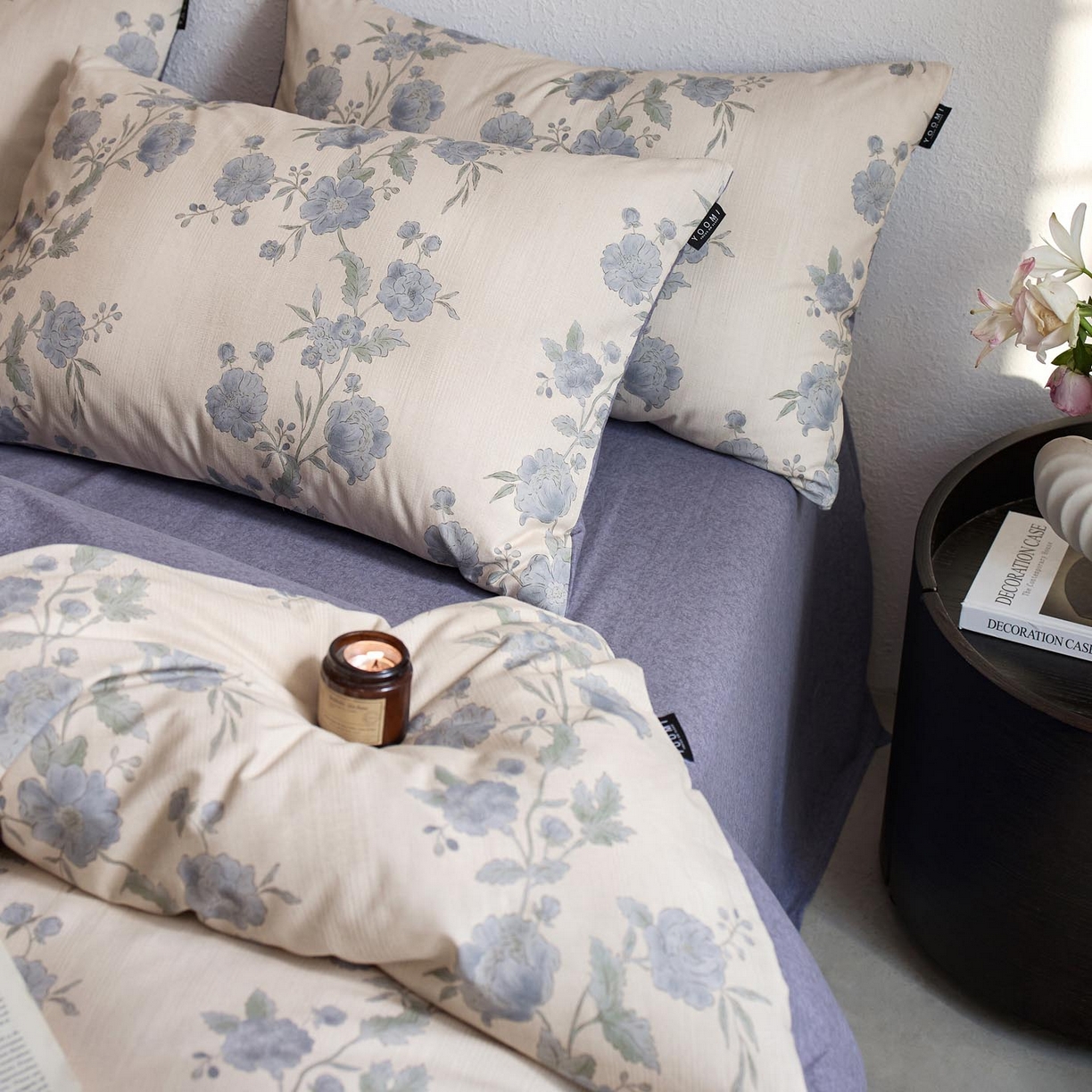 91家纺网 家纺一手货源 找家纺 涵宸家纺 2025新款全棉磨毛印花四件套-御岚 拂晓