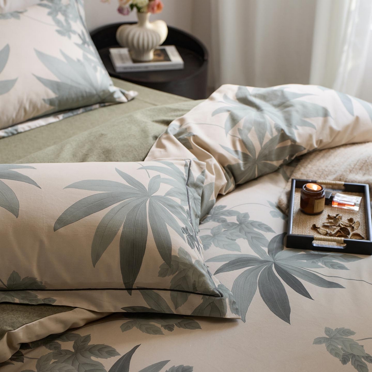 91家纺网 家纺一手货源 找家纺 涵宸家纺 2025新款全棉磨毛印花四件套-奥罗 雨霖