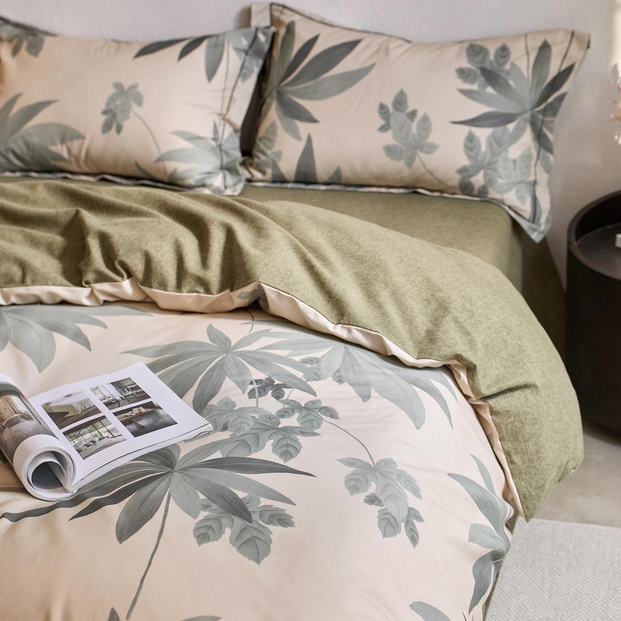 91家纺网 家纺一手货源 找家纺 涵宸家纺 2025新款全棉磨毛印花四件套-奥罗 雨霖