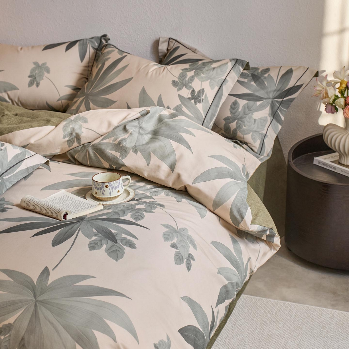 91家纺网 家纺一手货源 找家纺 涵宸家纺 2025新款全棉磨毛印花四件套-奥罗 雨霖