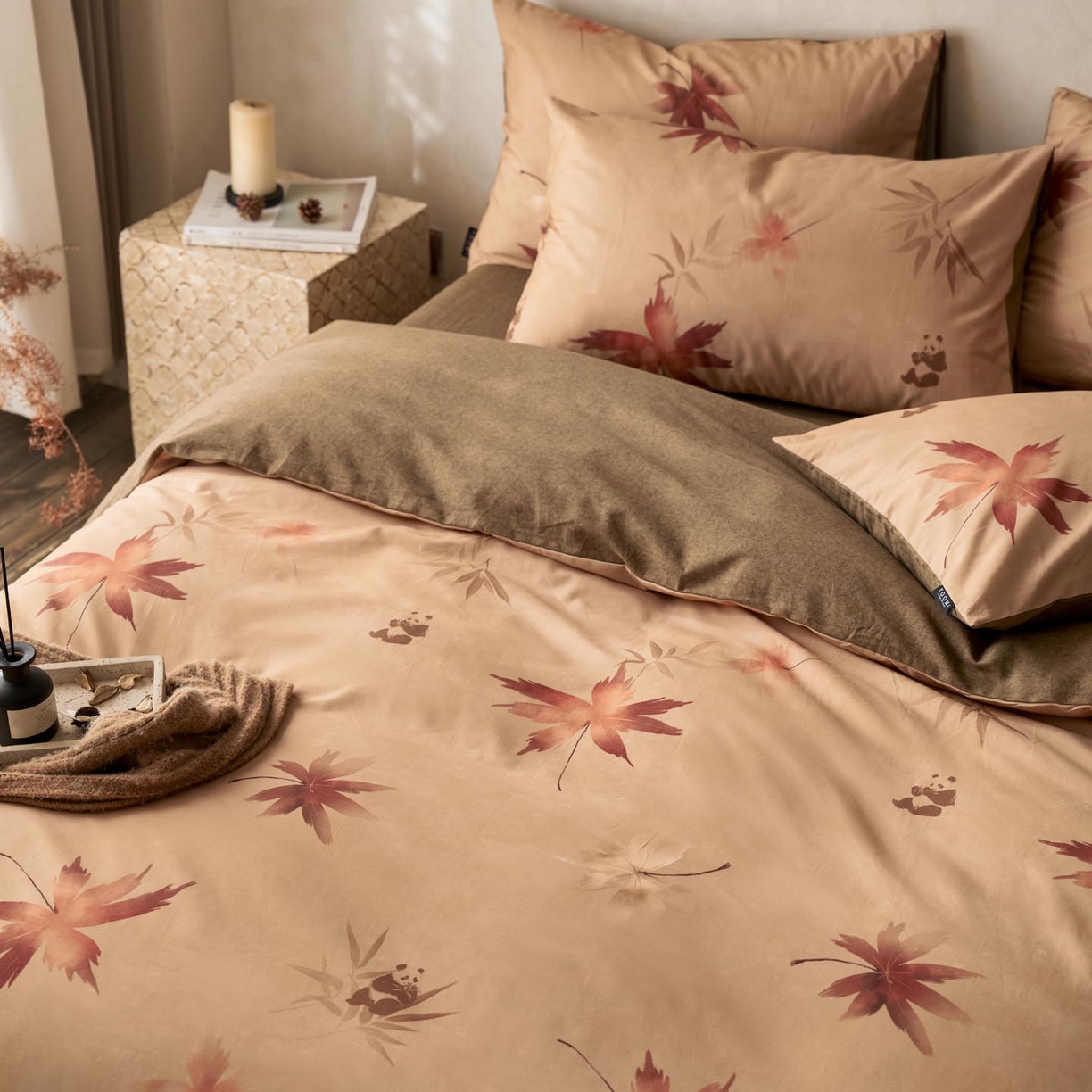 91家纺网 家纺一手货源 找家纺 涵宸家纺 2025新款全棉磨毛印花四件套-御岚 洛枫