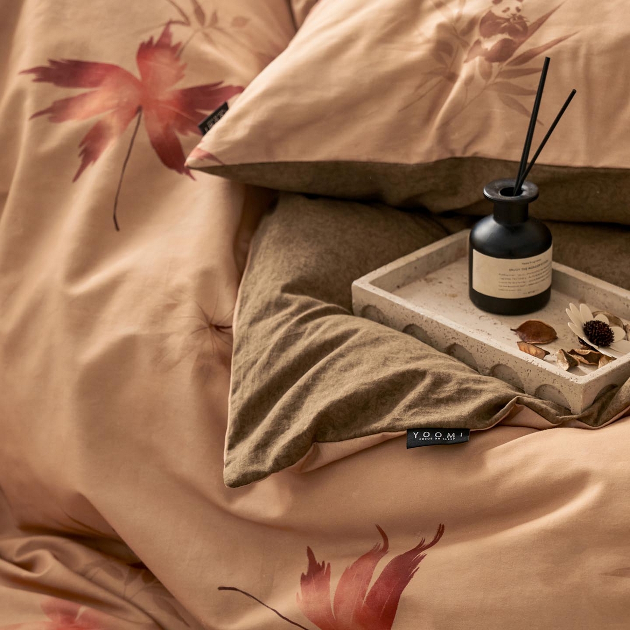 91家纺网 家纺一手货源 找家纺 涵宸家纺 2025新款全棉磨毛印花四件套-御岚 洛枫