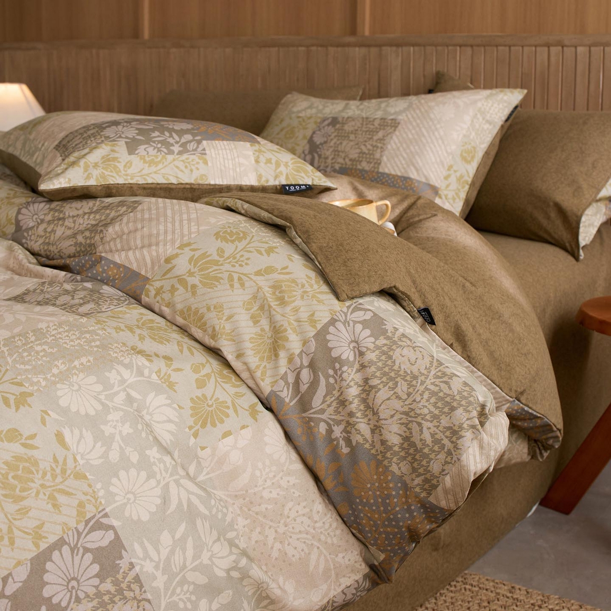 91家纺网 家纺一手货源 找家纺 涵宸家纺 2025新款全棉磨毛印花四件套-御岚 纹羌