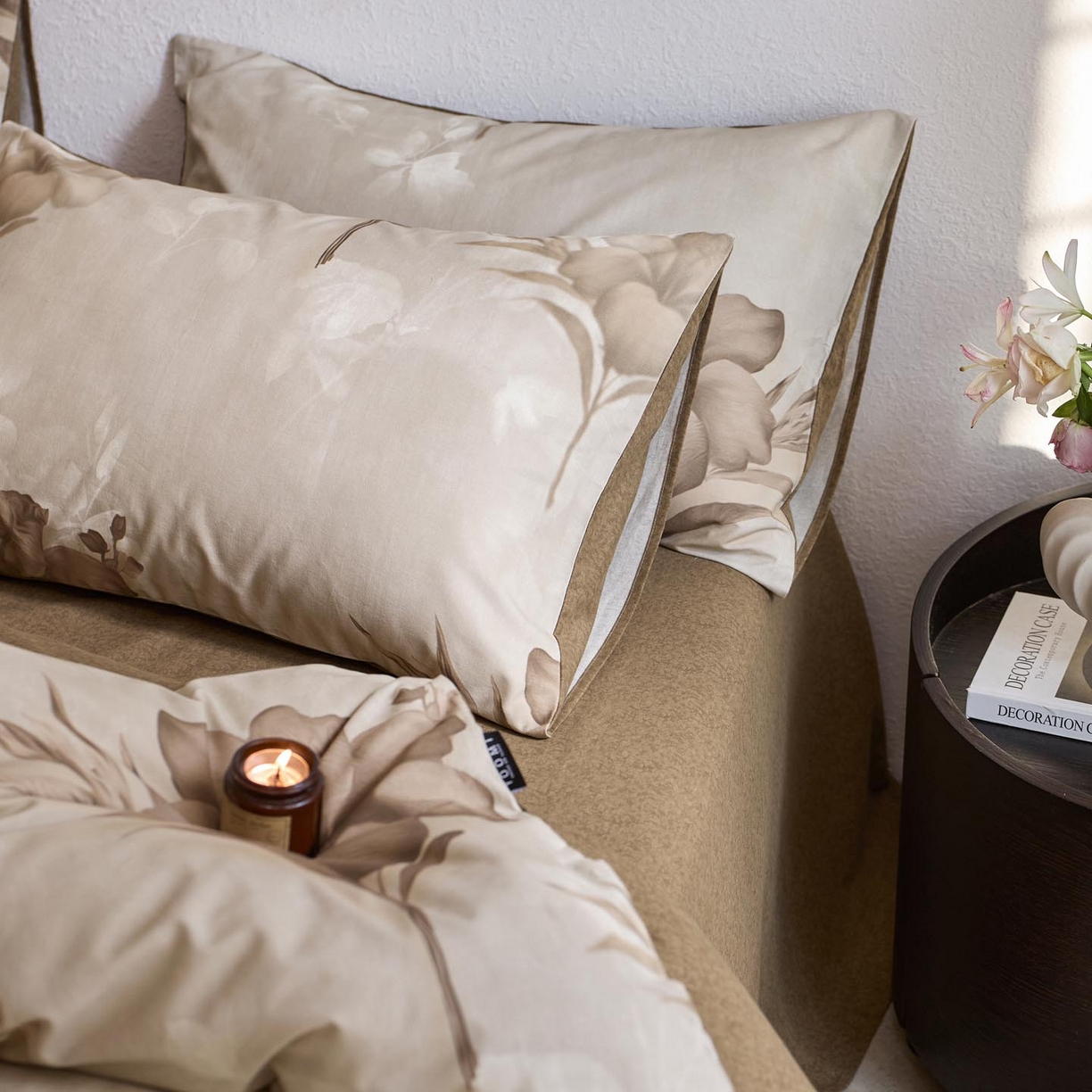 91家纺网 家纺一手货源 找家纺 涵宸家纺 2025新款全棉磨毛印花四件套-御岚 幽兰