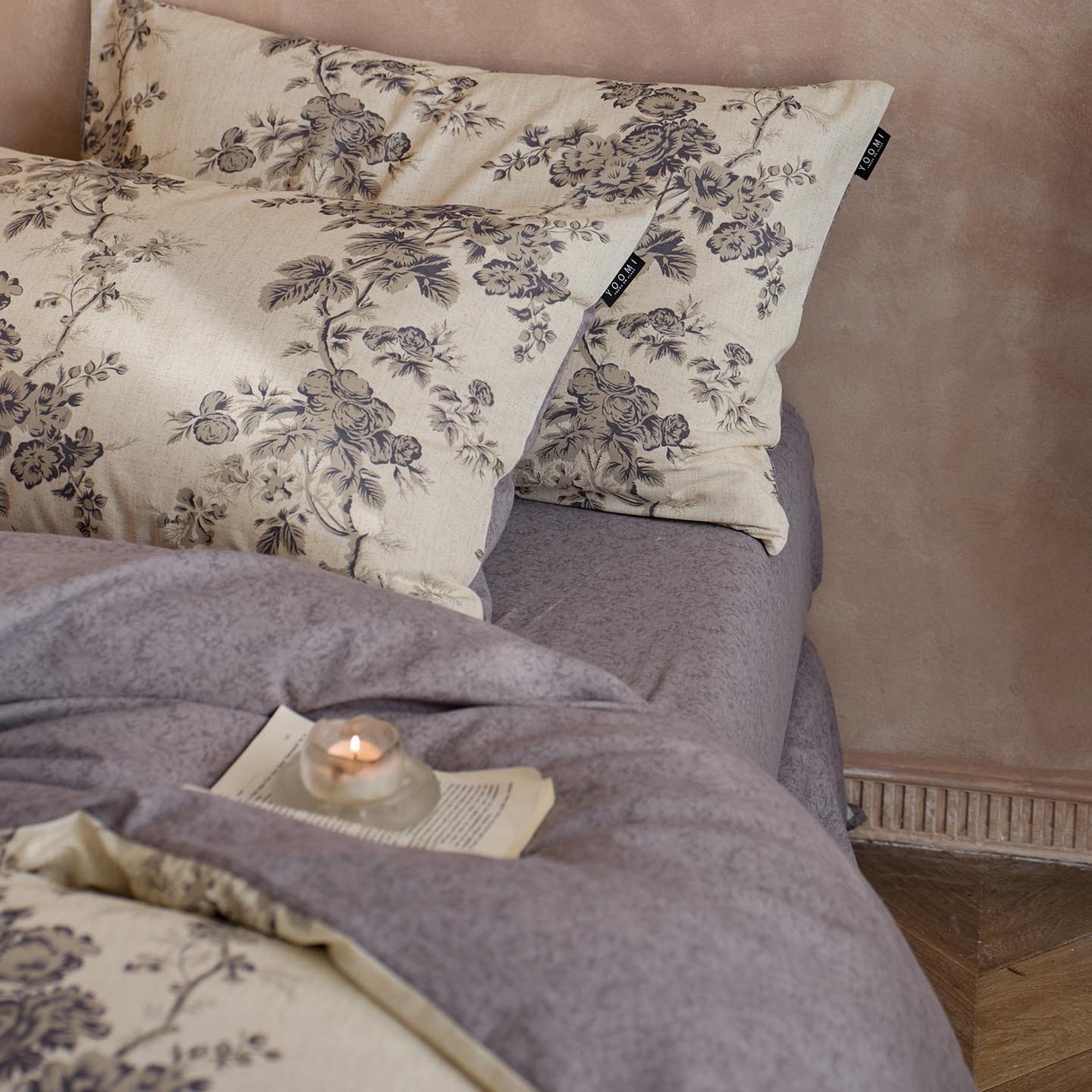 91家纺网 家纺一手货源 找家纺 涵宸家纺 2025新款全棉磨毛印花四件套-御岚 韵素