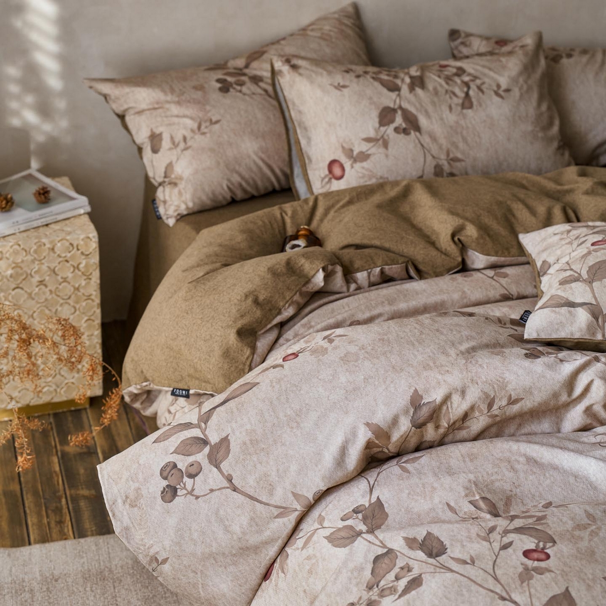 91家纺网 家纺一手货源 找家纺 涵宸家纺 2025新款全棉磨毛印花四件套-御岚 止观