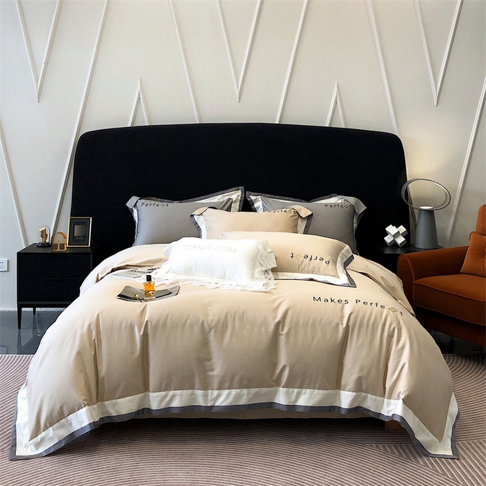 （总）馨蕊家居 2025秋冬新品100s高奢典藏简约全棉四件套系列-莫斯科