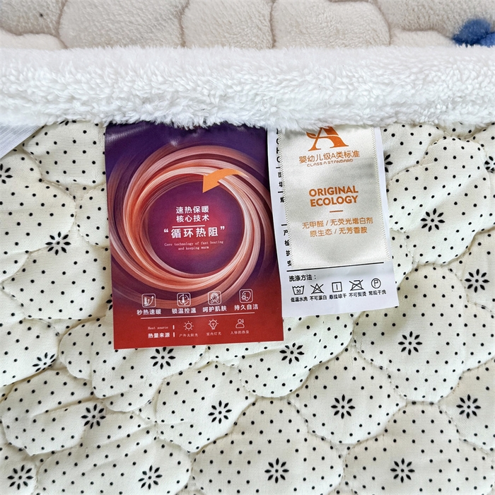 91家纺网 家纺一手货源 找家纺 优选 2025热款外贸跨境电商热销款冬季加厚牛奶绒印花床垫床垫学生单人宿舍上下铺 爱心点点