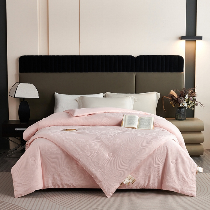 91家纺网 家纺一手货源 找家纺 富阿娜家纺 2025新款新疆棉花被子被芯 提花粉