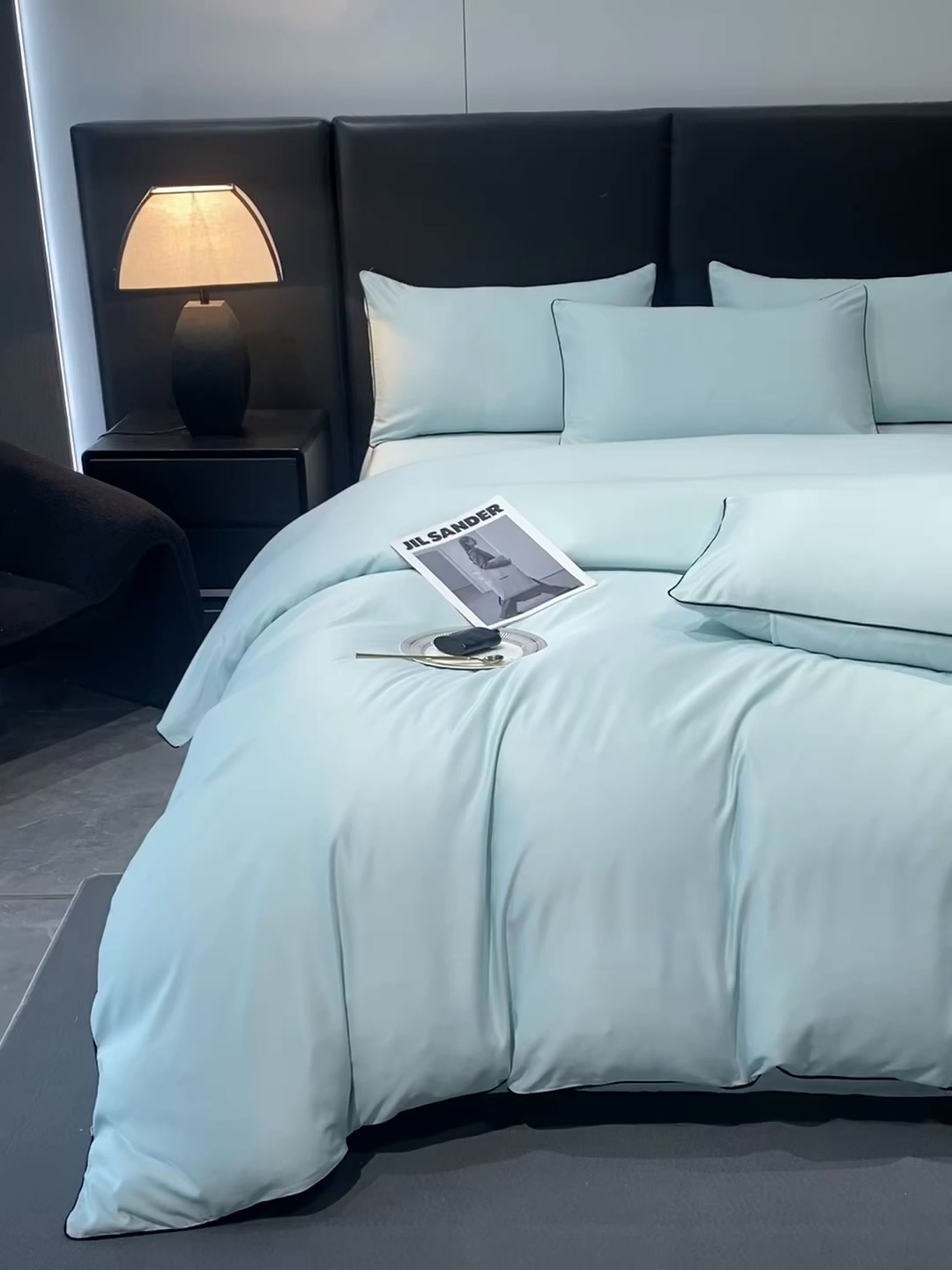 91家纺网 家纺一手货源 找家纺 （总）悦然毛巾被 2025新款全棉纯棉素色双拼四件套