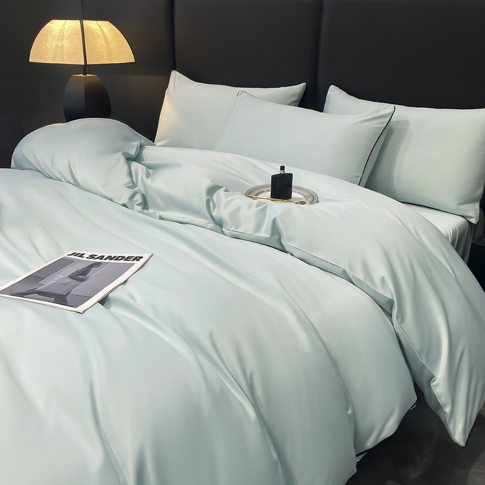 91家纺网 家纺一手货源 找家纺 （总）悦然毛巾被 2025新款全棉纯棉素色双拼四件套