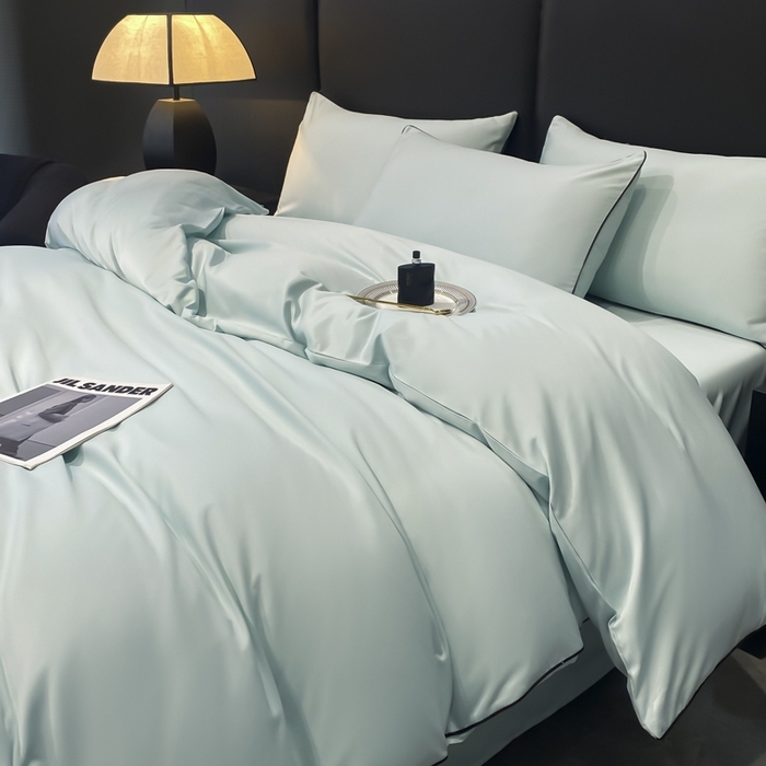 91家纺网 家纺一手货源 找家纺 （总）悦然毛巾被 2025新款全棉纯棉素色双拼四件套