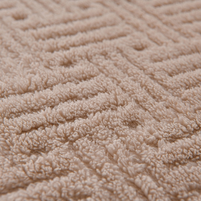 91家纺网 家纺一手货源 找家纺 圣靓 2025新款高克重塔芙绒毯子毛毯 恬梦卡其