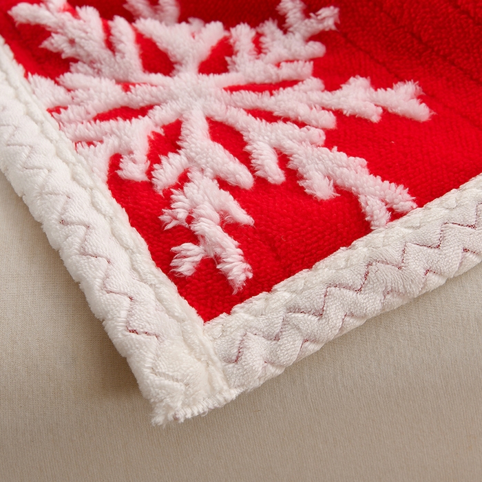 91家纺网 家纺一手货源 找家纺 圣靓 2025新款雪花羊羔绒双层毯子毛毯 飘雪