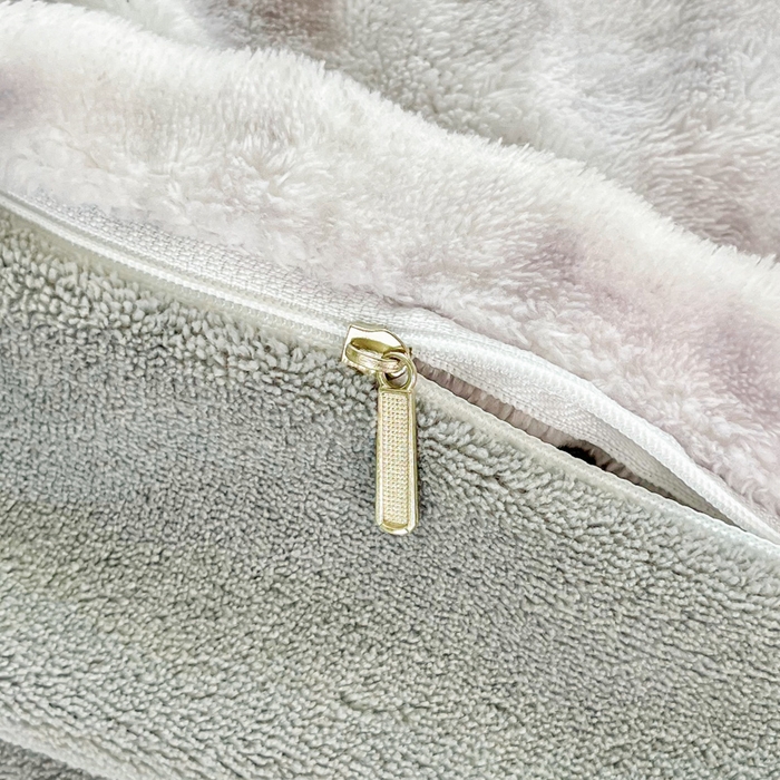 91家纺网 家纺一手货源 找家纺 梦纤绒 2025新款保暖舒适亲肤泡泡绒四件套灰南瓜