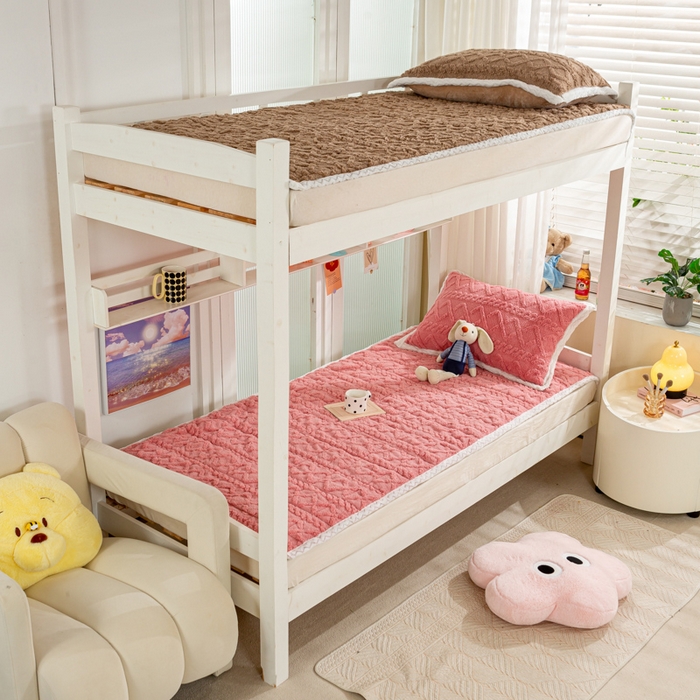 91家纺网 家纺一手货源 找家纺 （总）优选 2025新款上下铺塔芙绒床垫