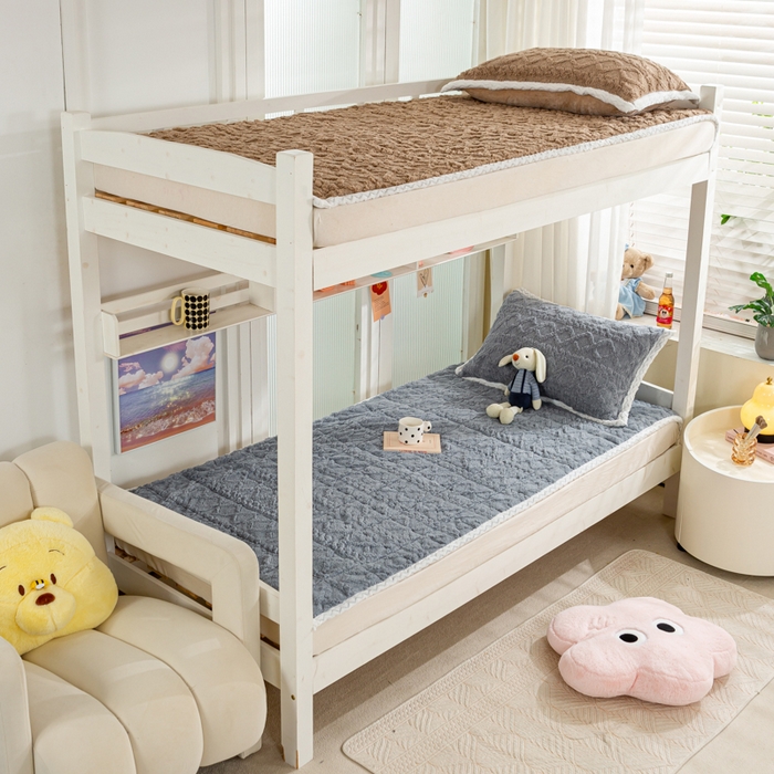 91家纺网 家纺一手货源 找家纺 （总）优选 2025新款上下铺塔芙绒床垫