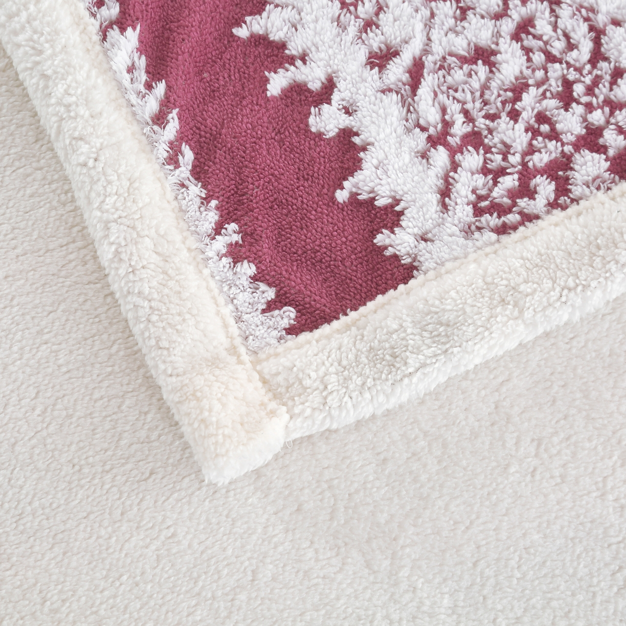 91家纺网 家纺一手货源 找家纺 巴木赫 2025新款渐变色阳离子双层羊羔绒毯子毛毯 渐变紫色