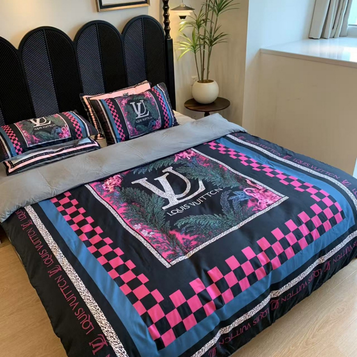 花沐家居 2025新款数码印花潮牌云朵棉四件套 景年