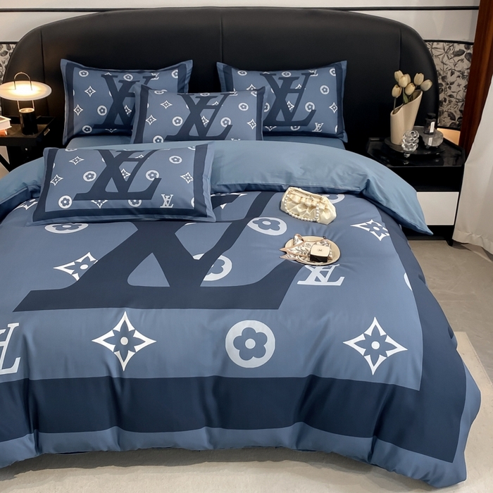 91家纺网 家纺一手货源 找家纺 （总）花沐家居 2025新款 潮牌亲肤纯棉四件套