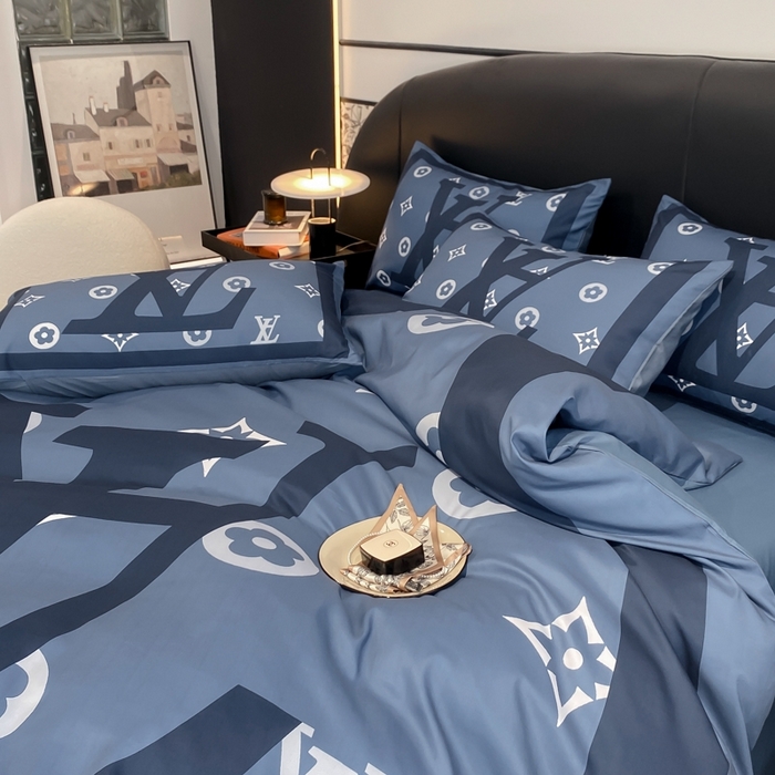 91家纺网 家纺一手货源 找家纺 （总）花沐家居 2025新款 潮牌亲肤纯棉四件套