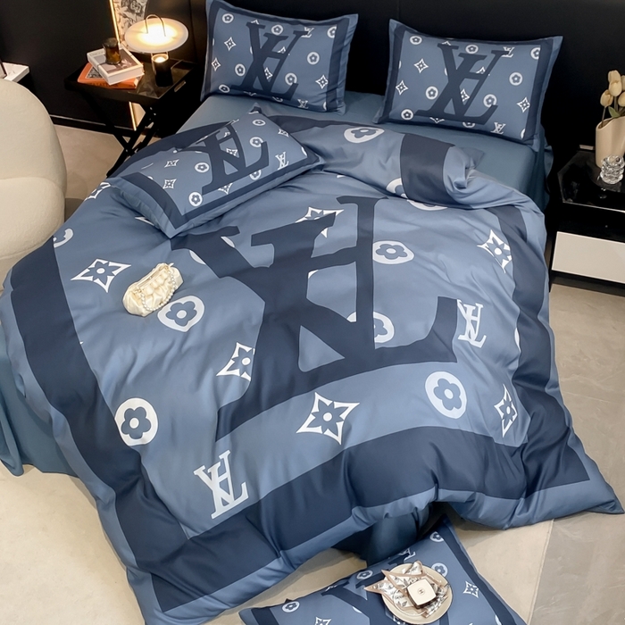 91家纺网 家纺一手货源 找家纺 （总）花沐家居 2025新款 潮牌亲肤纯棉四件套