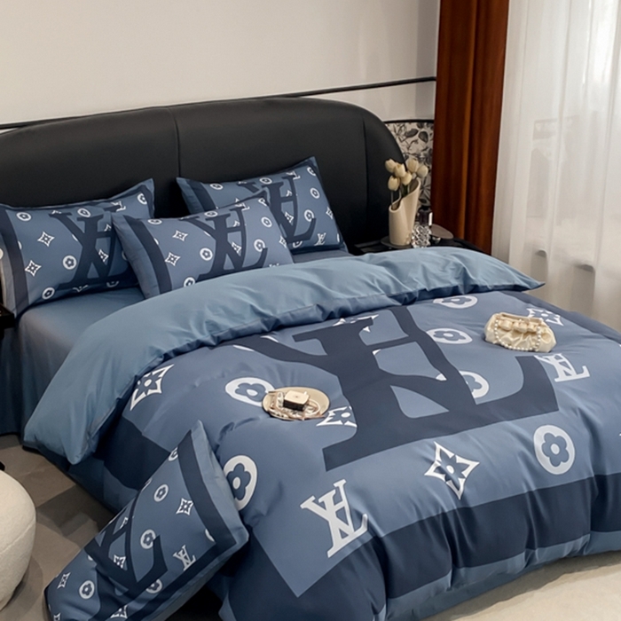 91家纺网 家纺一手货源 找家纺 （总）花沐家居 2025新款 潮牌亲肤纯棉四件套