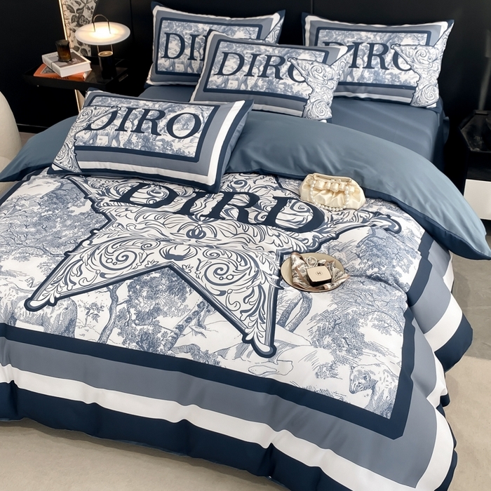 91家纺网 家纺一手货源 找家纺 （总）花沐家居 2025新款 潮牌亲肤纯棉四件套