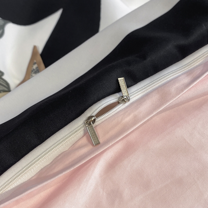 91家纺网 家纺一手货源 找家纺 花沐家居 2025新款 潮牌亲肤纯棉四件套 白香