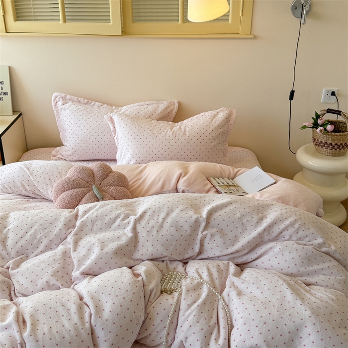 91家纺网 家纺一手货源 找家纺 （总）潘朵拉家纺 2025新款牛奶绒床盖款四件套