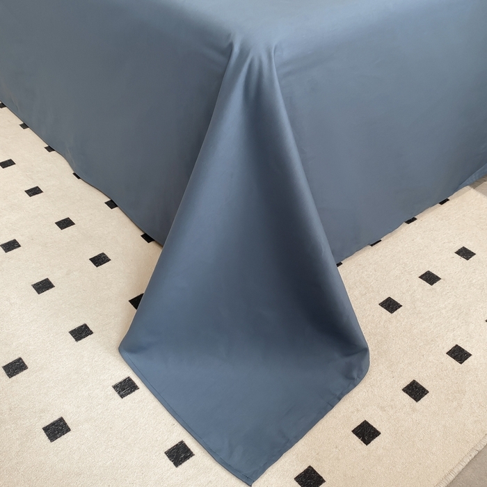 91家纺网 家纺一手货源 找家纺 花沐家居 2025新款 潮牌亲肤纯棉四件套 黑香