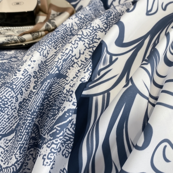 91家纺网 家纺一手货源 找家纺 花沐家居 2025新款 潮牌亲肤纯棉四件套 兰迪