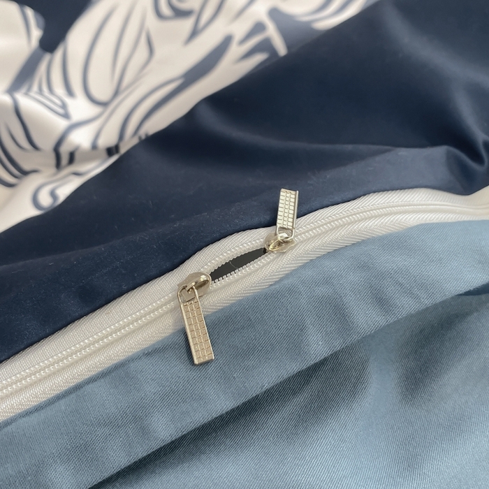 91家纺网 家纺一手货源 找家纺 花沐家居 2025新款 潮牌亲肤纯棉四件套 兰迪