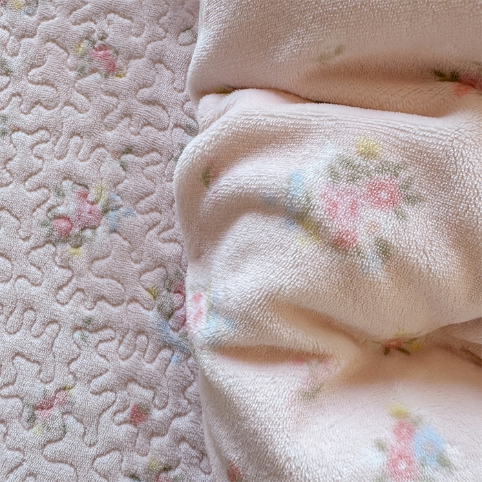 91家纺网 家纺一手货源 找家纺 潘朵拉家纺 2025新款牛奶绒床盖款四件套 花眠